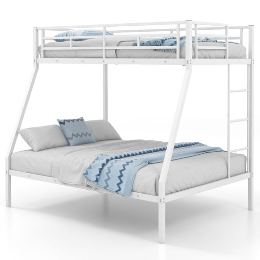 Space-Saving Metal Bed Frame for Teens and Adults, Noise-Free, No Box Spring Required - White