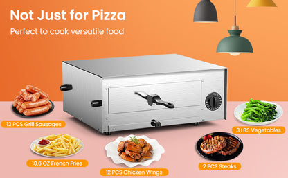 Stainless Steel Kitchen Pizza Oven – Perfect for Home & Professional Use