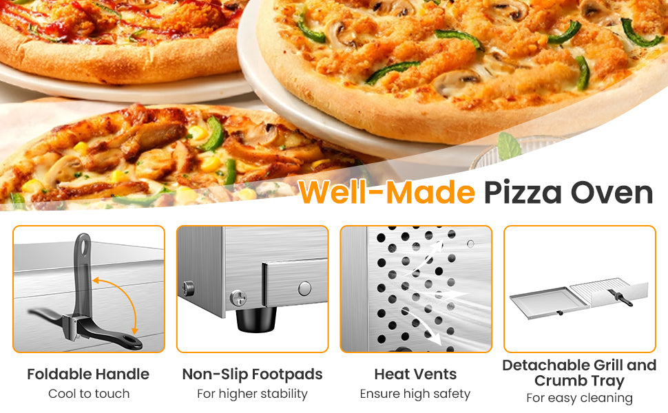 Stainless Steel Kitchen Pizza Oven – Perfect for Home & Professional Use