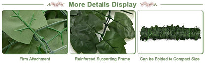 Realistic Maple Leaf Artificial Hedge – 118" x 39.4" Privacy & Decor Fence