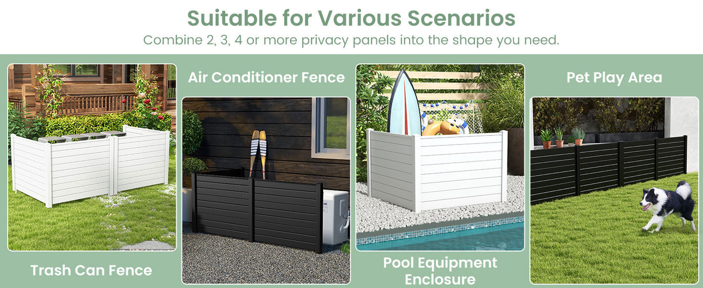 Premium PVC Privacy Fence Panels – Durable & Weather-Resistant with 20 Inch Stakes