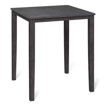 Solid Wood Square Dining Table for 4 People with Durable Frame and Elegant Wood Grain Finish
