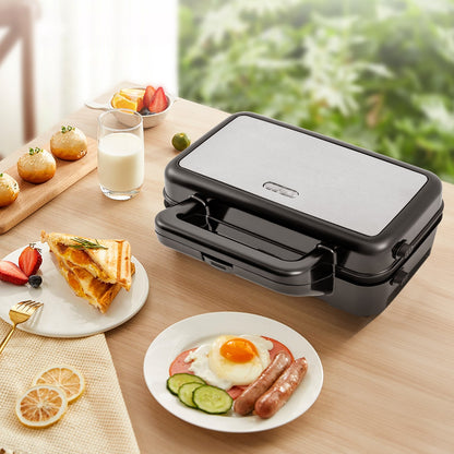 Versatile 3 in 1 Sandwich Maker & Grill with 1200W Power and Removable Non Stick Plates