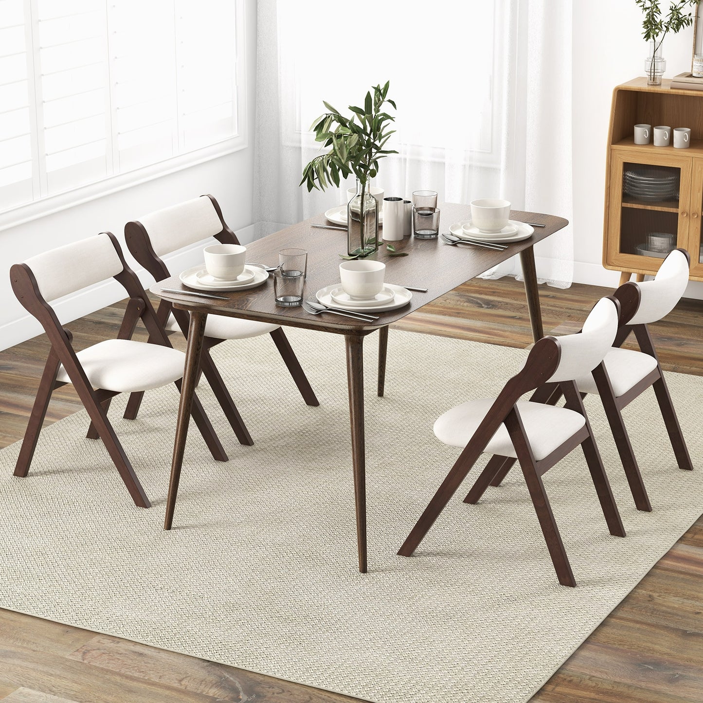 Folding Chairs with Padded Backrest and Seat for Comfort and Easy Storage, Set of 2