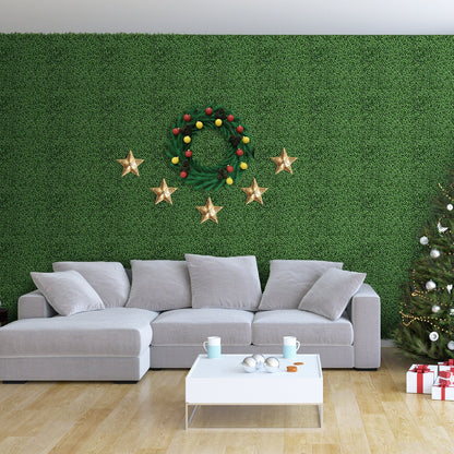 12 Pack 20x20 Inch Artificial Boxwood Panels with Removable Branches – Realistic Greenery for Indoor & Outdoor