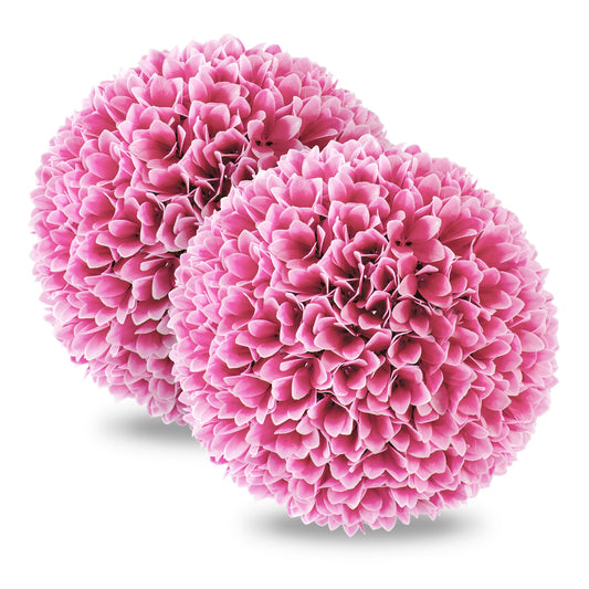 2 PCS Artificial Boxwood Topiary Balls – Lifelike Faux Plant Decorative Balls for Indoor & Outdoor Decor