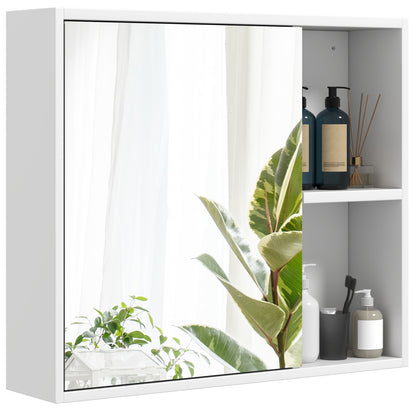 Bathroom Medicine Cabinet with Single Mirror Door - Wall Mount