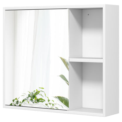 Bathroom Medicine Cabinet with Single Mirror Door - Wall Mount