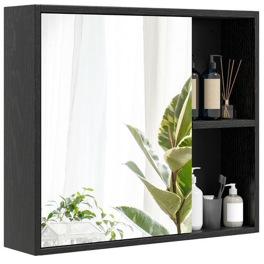 Bathroom Medicine Cabinet with Single Mirror Door - Wall Mount
