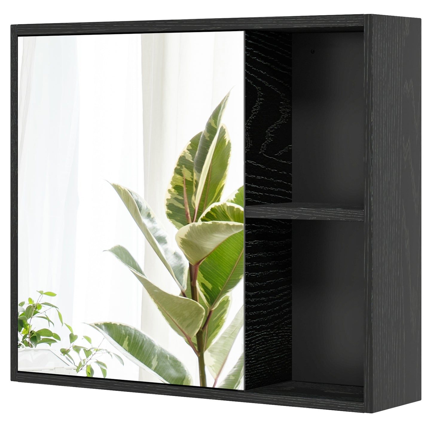 Bathroom Medicine Cabinet with Single Mirror Door - Wall Mount