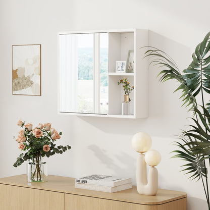 Bathroom Medicine Cabinet with Single Mirror Door - Wall Mount