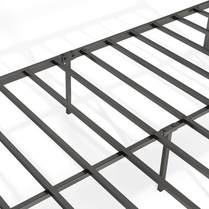 Victorian Style Metal Bed Frame with Headboard and 12.5" Underbed Storage – Full Size