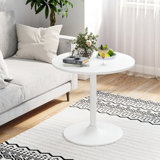 Round 40 Inch Bar Height Bistro Table Tall Coffee and Cocktail Table
