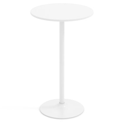 Round 40 Inch Bar Height Bistro Table Tall Coffee and Cocktail Table