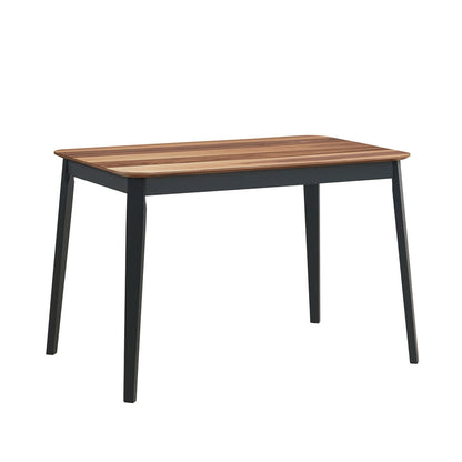 Durable Mid Century Modern Rectangular Dining Table with Solid Wood Legs