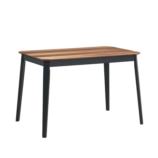 Durable Mid Century Modern Rectangular Dining Table with Solid Wood Legs