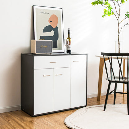 Modern Buffet Sideboard Cabinet with Spacious Storage and Wide Tabletop