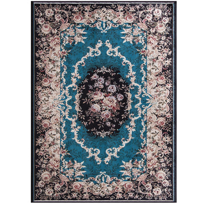 6'7" x 4'8" Premium Non-Shedding Area Rug with Anti-Slip Backing for Safety