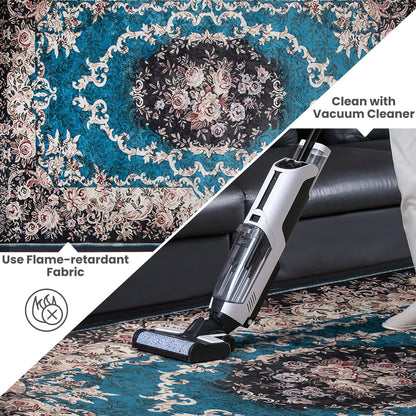 7'7" x 5'4" Premium Non-Shedding Area Rug with Anti-Slip Backing for Safety