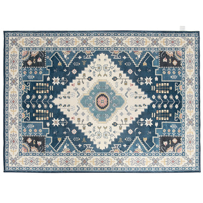 6'7" x 5'4" Faux Wool Area Rug – Comfortable, Durable, and Stylish Home Decoration