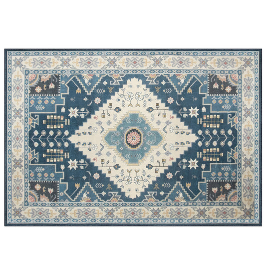 7'7" x 5'4" Faux Wool Area Rug – Comfortable, Durable, and Stylish Home Decoration