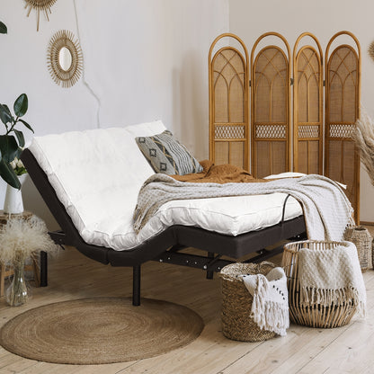 Electric Adjustable Bed Frame with Head Massage & Wireless Remote Control