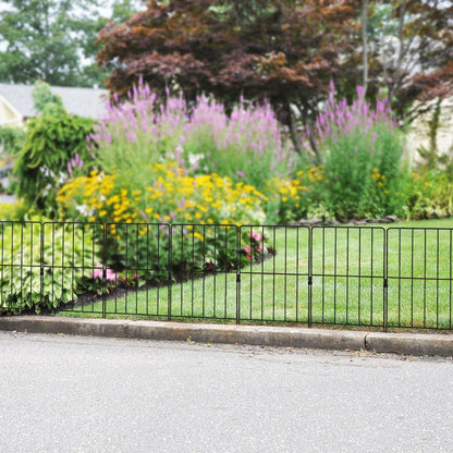 25 Piece Outdoor Garden Fence Set – Adjustable, Rustproof & Flexible Design