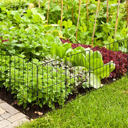 25 Piece Outdoor Garden Fence Set – Adjustable, Rustproof & Flexible Design
