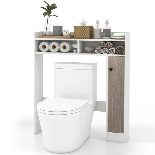 Over-the-Toilet Storage Cabinet with Adjustable Shelves