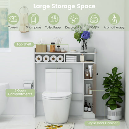 Over-the-Toilet Storage Cabinet with Adjustable Shelves