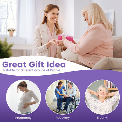 Ergonomic Bed Wedge Pillow for Back Support and Reading with Detachable Cover