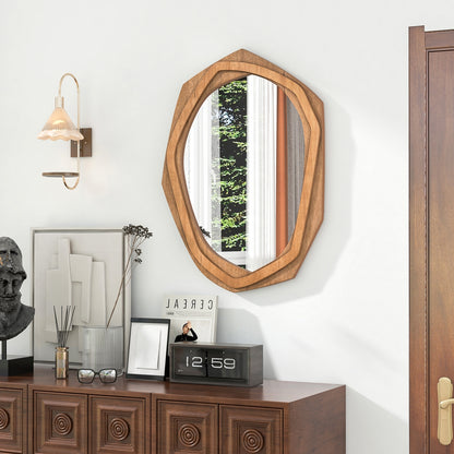 Large Irregular Shaped Wall Mirror with Waterproof Frame