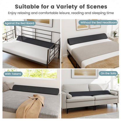 Multi-Purpose Bed Wedge Pillow with Convenient Storage Pocket