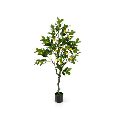 Lifelike Artificial Lemon Tree – 2.6/4/5.2 Feet Tall with Realistic Lemon Fruits
